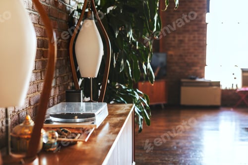 Preview: Mid century modern decorated loft style apartment