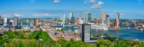 Preview: Panorama of Rotterdam city and the Erasmus bridge