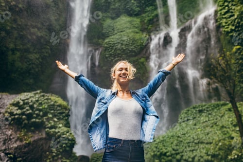 Preview: Young woman enjoying the nature
