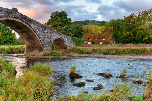 Preview: Autum Sunrise at Llanrwst Bridge