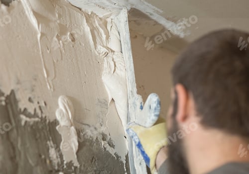 Preview: Home Renovation: Applying Plaster on Wall