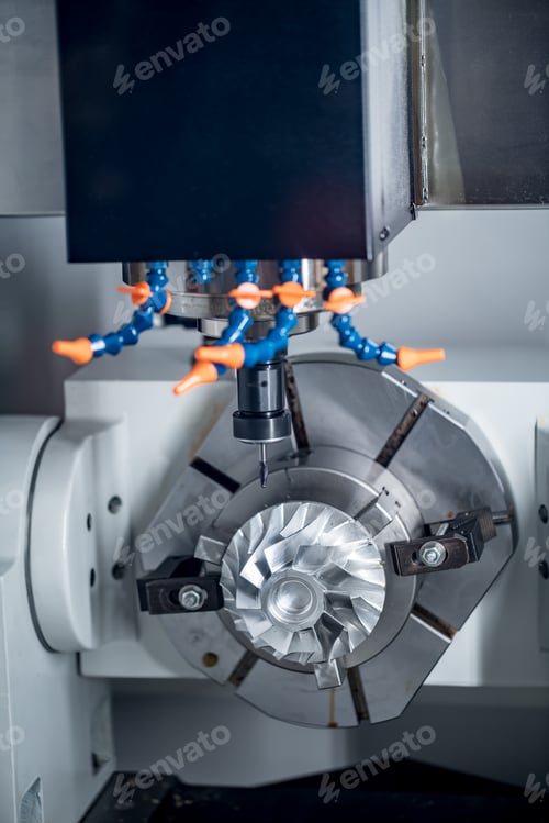 Preview: Metalworking CNC milling machine.