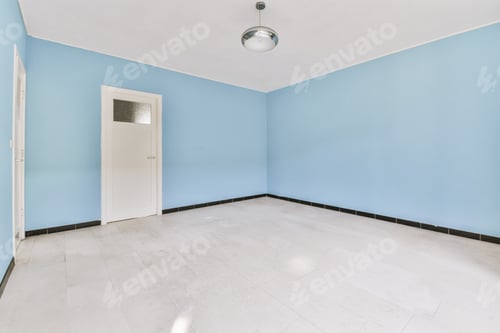 Preview: Empty room with window and radiator