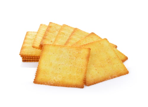 Preview: Cracker on white background