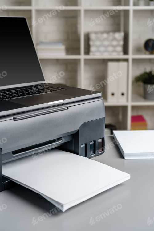 Preview: Photocopier machine for document printing in the office