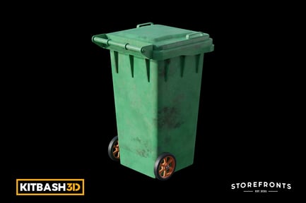 Kitbash: Storefronts - Trash Bin D