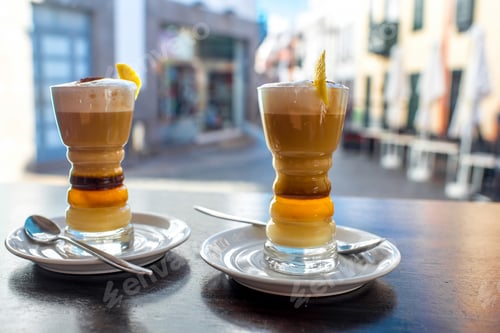 Preview: Traditioanl canarian coffee barraquito