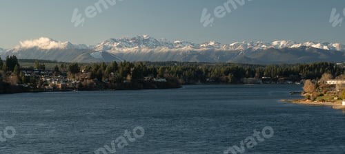 Preview: Olympic Mountains Puget Sound Bremerton Washington