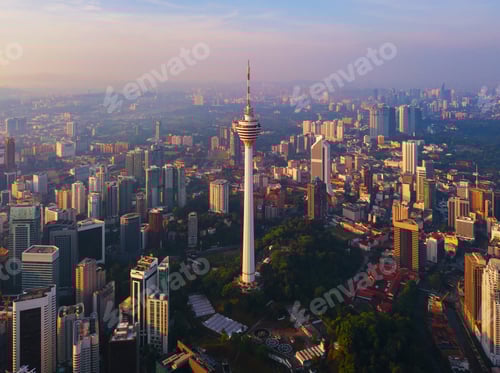 Preview: Kuala Lumpur Downtown, Malaysia, urban city in Asia.
