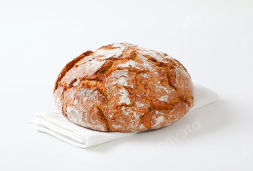 Preview: Rustic sourdough bread with crispy crust