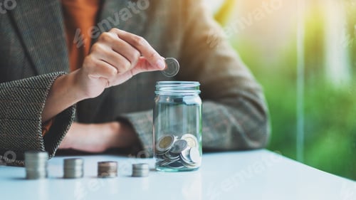 Preview: Saving Money in a Jar for the Future