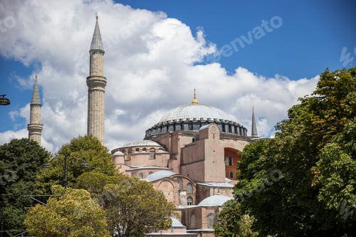 Preview: Hagia Sophia / Ayasofya. Hagia Sophia is the famous historical building of the Istanbul. Turkey.