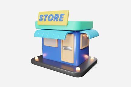 Preview: Storefront 3D Illustration