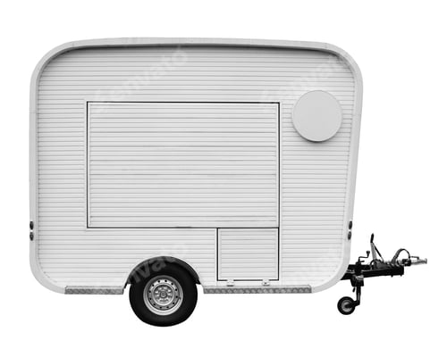 Preview: Food truck isolated on white