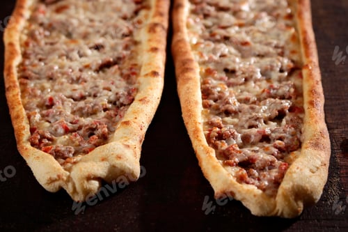 Preview: Meat and cheese pita. Konya, Turkey