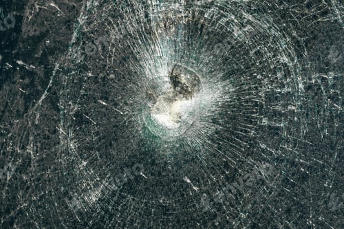 Preview: Texture of broken windshield after car accident