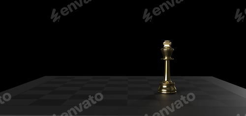 Preview: king bishop pawn queen chess board golden color symbol decoration ornament business strategy marketi