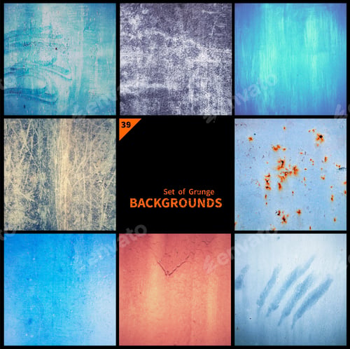 Preview: Collection Of Grunge Textures And Backgrounds Collected In One File