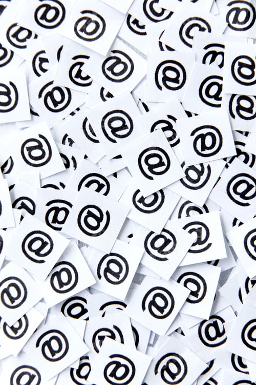 Preview: At sign icon concept