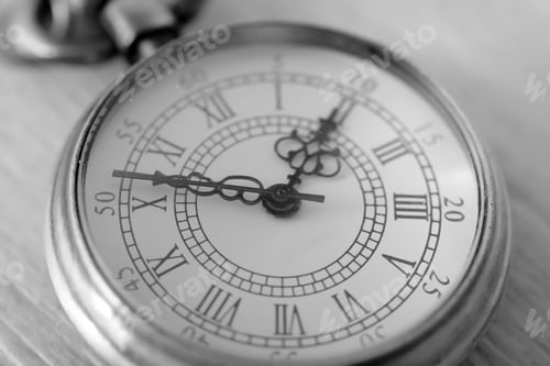 Preview: The watch is in black and white, giving it a timeless and classic look.