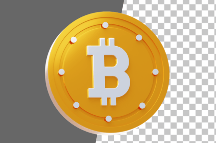 Vorschau: Bitcoin 3D-Symbol