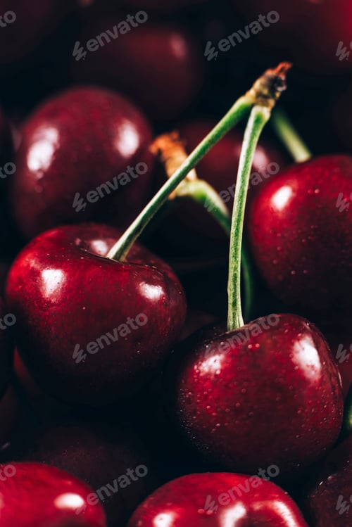 Preview: Cherries Macro Close Up