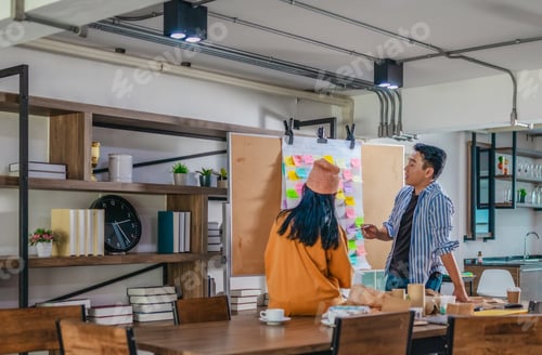 Preview: Startup Team Planning Product Development with Agile Task Board