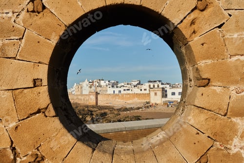 Preview: Stone monument with round hole