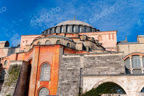 Preview: Close up of Hagia Sophia Grand Mosque exterior