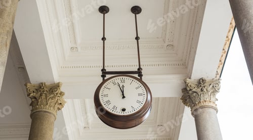 Preview: Old clock at the local train station