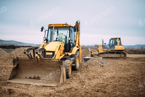 Preview: Industrial backhoe excavator loader