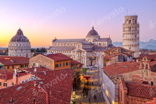 Preview: The Leaning Tower of Pisa in the Square of Miracles