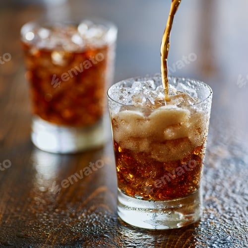Preview: pouring cola soda pop into cup