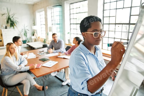 Preview: Young business people having a meeting
