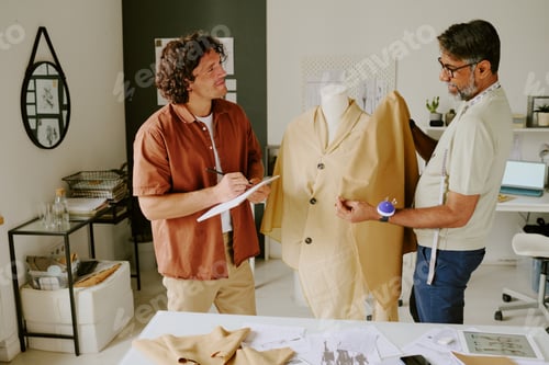 Preview: Biracial Colleagues at Work in Atelier