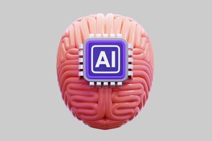 Preview: Artificial Intelligence Concept With Brain And AI Chip