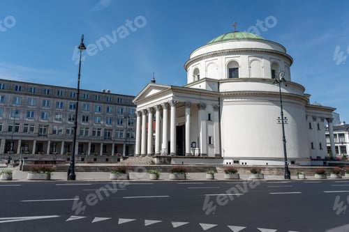 Preview: St Alexanders Church at Three Crosses Square - Warsaw, Poland