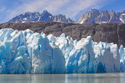 Preview: Blue Ice, Bare Rocks, and Mountains