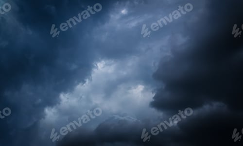Preview: Cloud storm sky dark rain lightning thunder stormy