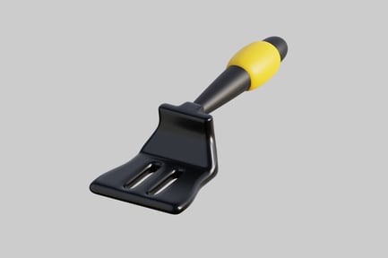 Preview: Tool with flat rectangular head and long handle