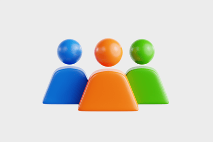 Preview: 3D Group of Three People