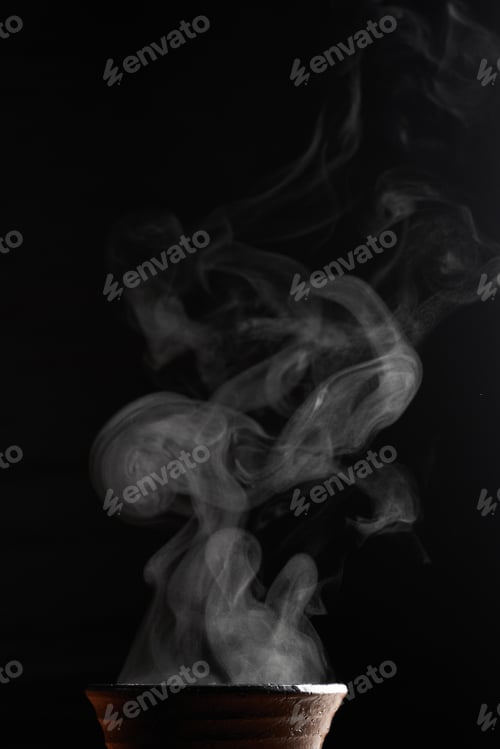 Preview: Coffee cup size synthetic steam (10cm in diameter)