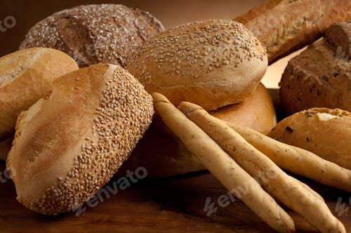 Preview: variety of bread