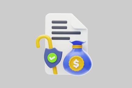 Preview: Financial security document illustration