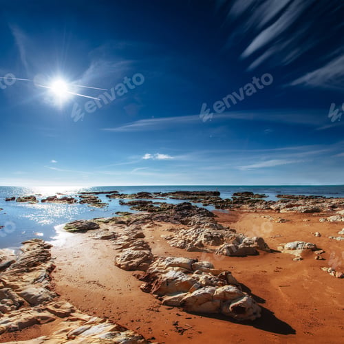 Preview: Fantastic view of the nature reserve Monte Cofano. Dramatic scen