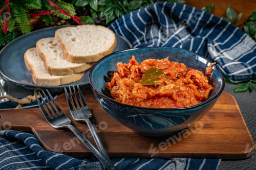 Preview: Fish stew with vegetables.