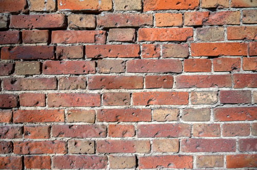 Preview: Texture of old vintage orange brick wall