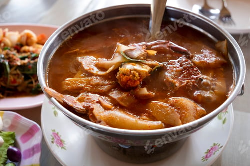 Preview: Thai Crab Sour Soup With Bamboo Shoots