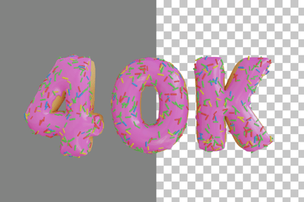 Preview: Donut 40K 3D Icon