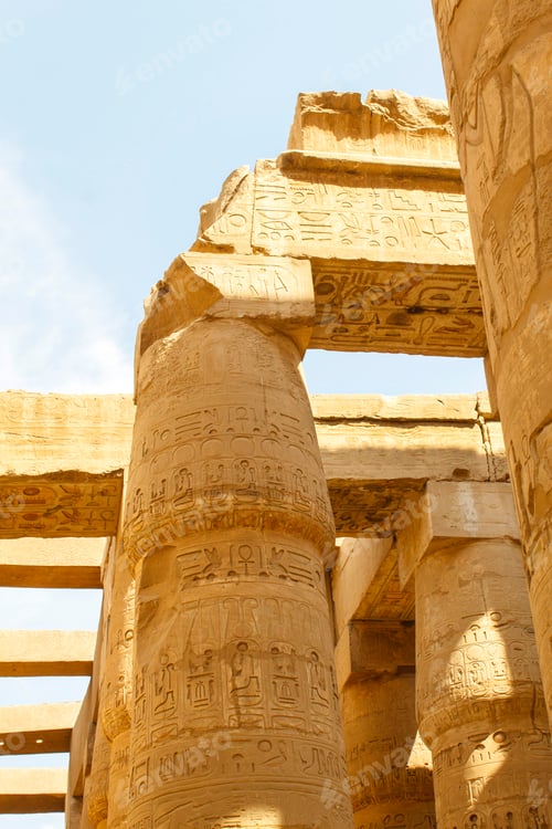 Preview: Columns of Karnak Temple in Luxor, Egypt